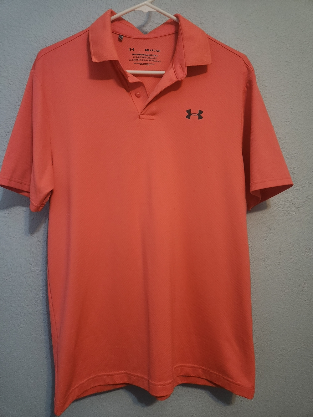 Under Armour Men’s Coral Polo Shirt - Performance Short Sleeve